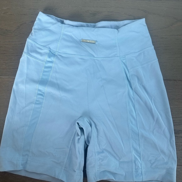 Whitney Simmons Gymshark Blue Workout Shorts - Picture 6 of 6